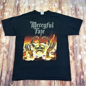 VTG  Mercyful  Fate  T-Shirt  Black Size Large